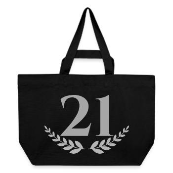21 - Recycled Shopping Bag Stanley/Stella - black - Front