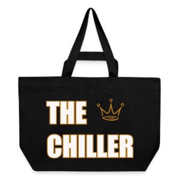 THE CHILLER – Cool & Minimal Statement Design - Recycled Shopping Bag Stanley/Stella - black - Front