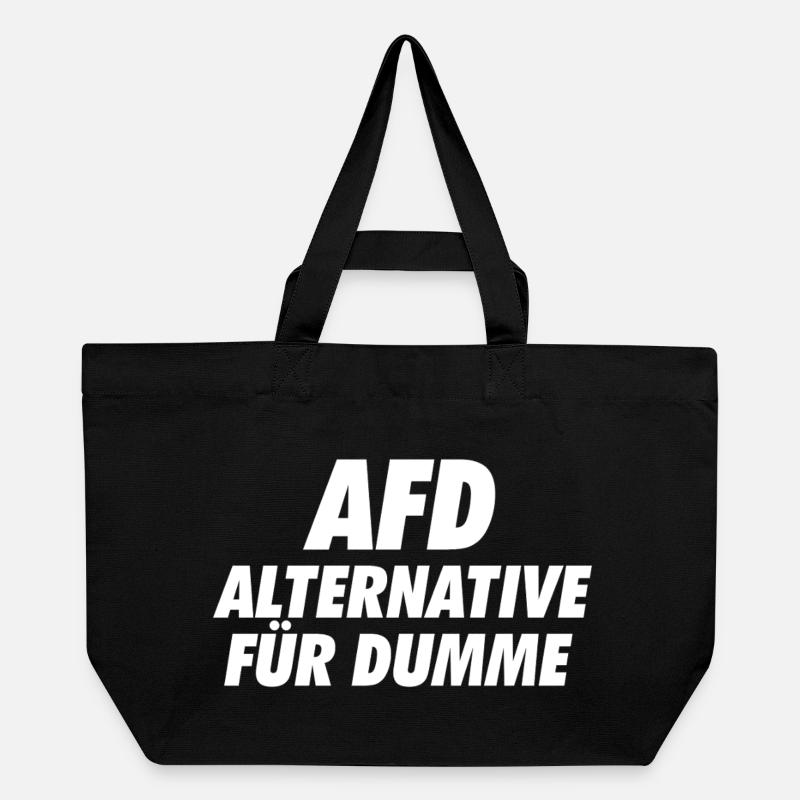 AFD Alternative for Stupid Signs Set - Recycled Shopping Bag Stanley/Stella - black