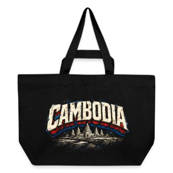 Kambodscha Kambodschaner Cambodge - Cabas recyclé Stanley/Stella - noir - Devant