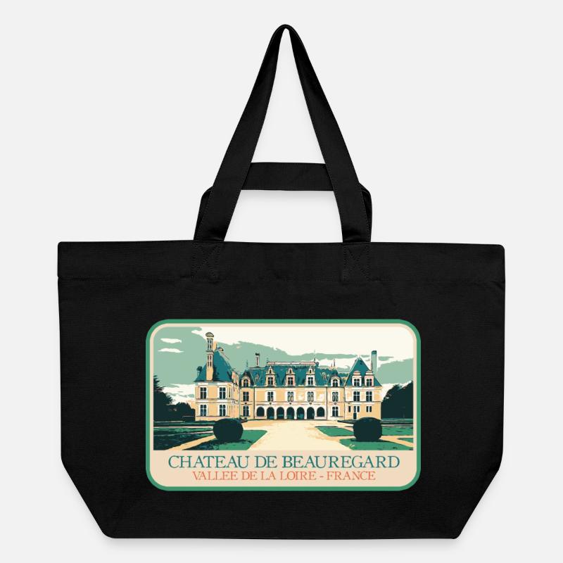 Château de Beauregard dans la Vallée de la Loire - Cabas recyclé Stanley/Stella - noir