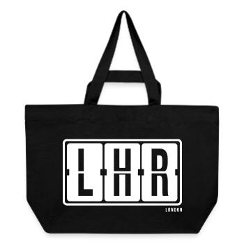 London LDH, City Souvenir Top, Mug, Beanie - Recycled Shopping Bag Stanley/Stella - black - Front