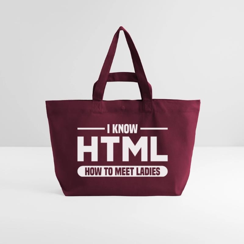 HTML Humor Code Programmierer Spruch Recycelte Shopping Bag von Stanley/Stella