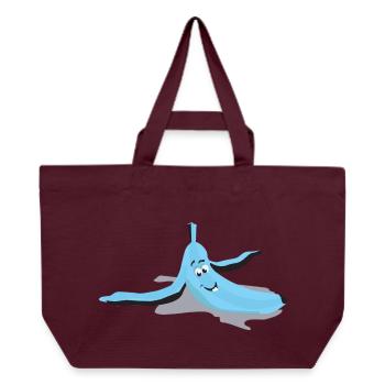 Augerutschte Banane - Recycelte Shopping Bag von Stanley/Stella - Burgunderrot - Vorne