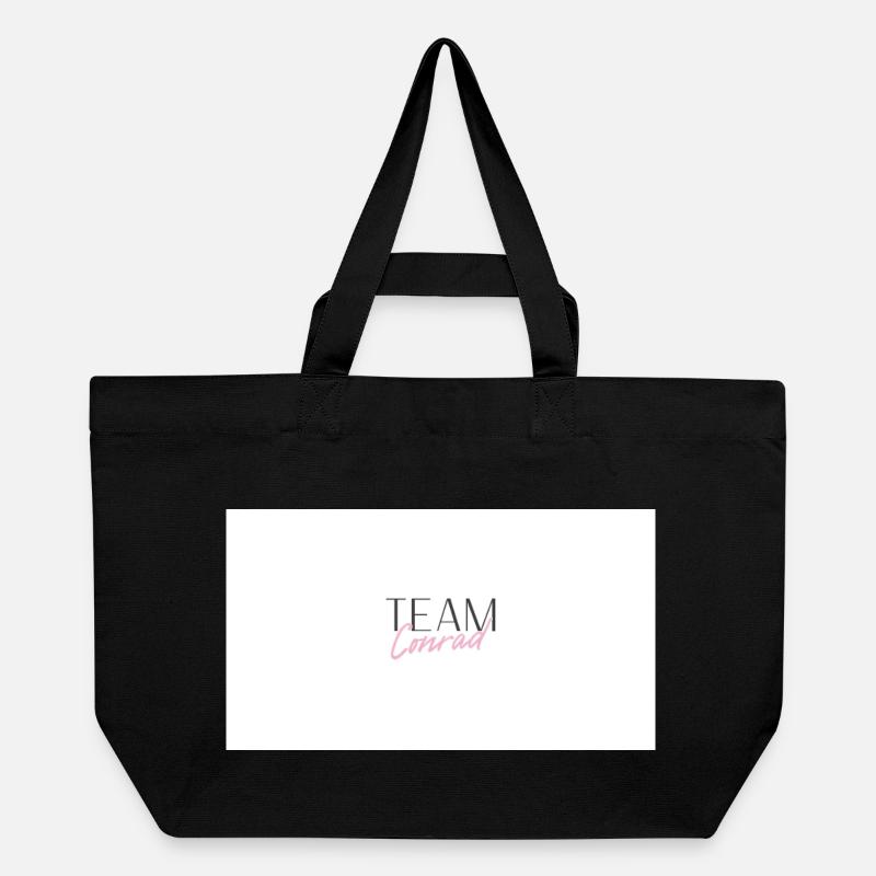 Team Conrad - Recycelte Shopping Bag von Stanley/Stella - Schwarz