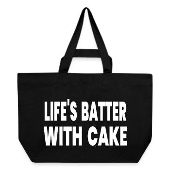 Gâteau - Cabas recyclé Stanley/Stella - noir - Devant