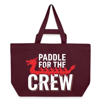 Dragon Boat Club Paddler Team Drachenboot Geschenk - Recycelte Shopping Bag von Stanley/Stella - Burgunderrot - Vorne