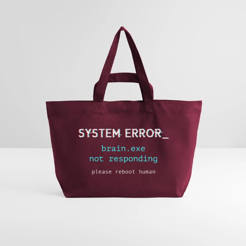 System error - brain.exe not responding Recycled Shopping Bag Stanley/Stella