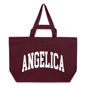 Angelica - Cabas recyclé Stanley/Stella - bordeaux - Devant