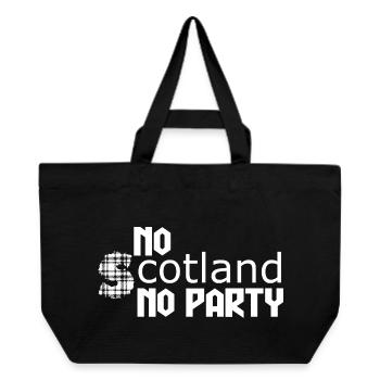 Bold Celtic Text Art - Recycled Shopping Bag Stanley/Stella - black - Front