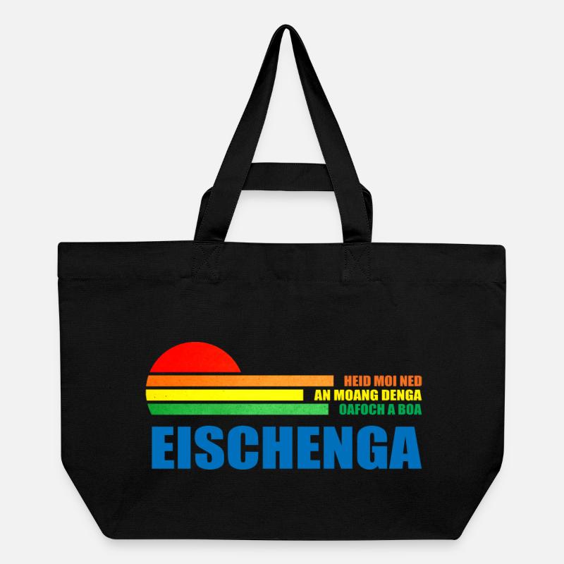 heid moi ned an moang denga oafoch a boa eischenga - Recycelte Shopping Bag von Stanley/Stella - Schwarz