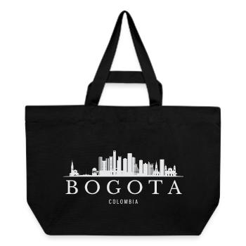 Bogotá Skyline, Bogotá Colombia - Recycled Shopping Bag Stanley/Stella - black - Front