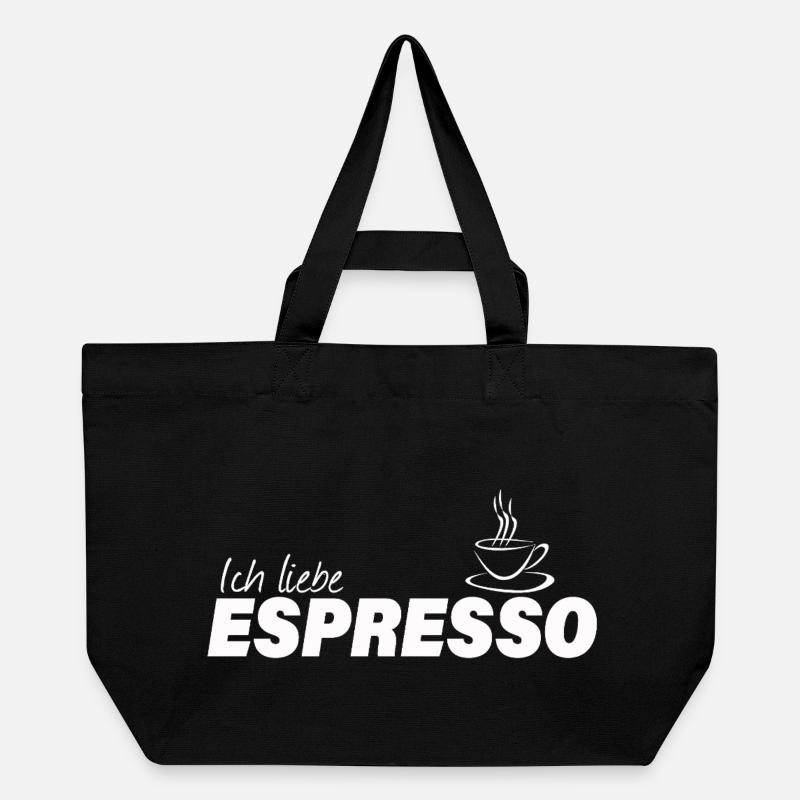 J’ADORE L’ESPRESSO - Cabas recyclé Stanley/Stella - noir
