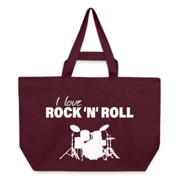 Rock and roll - Cabas recyclé Stanley/Stella - bordeaux - Devant