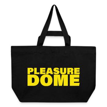 PLEASURE DOME - Recycled Shopping Bag Stanley/Stella - black - Front
