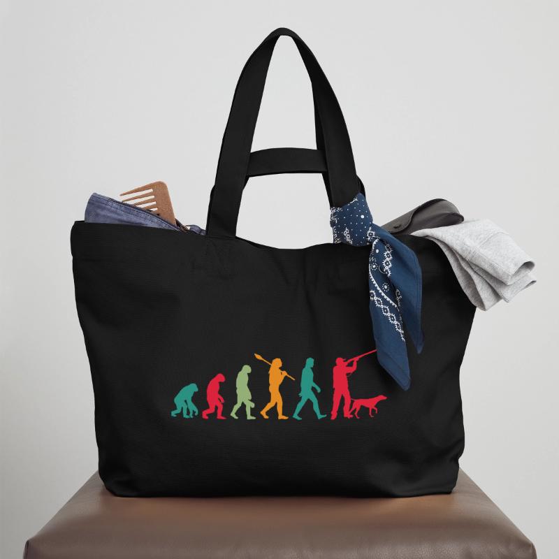 Die Evolution der Jäger Recycelte Shopping Bag von Stanley/Stella