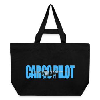 Cargo pilot An-26 - Recycelte Shopping Bag von Stanley/Stella - Schwarz - Vorne