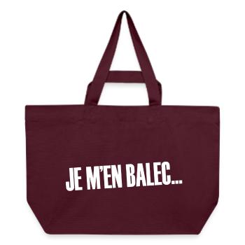 Ich bin kahl ... - Recycelte Shopping Bag von Stanley/Stella - Burgunderrot - Vorne