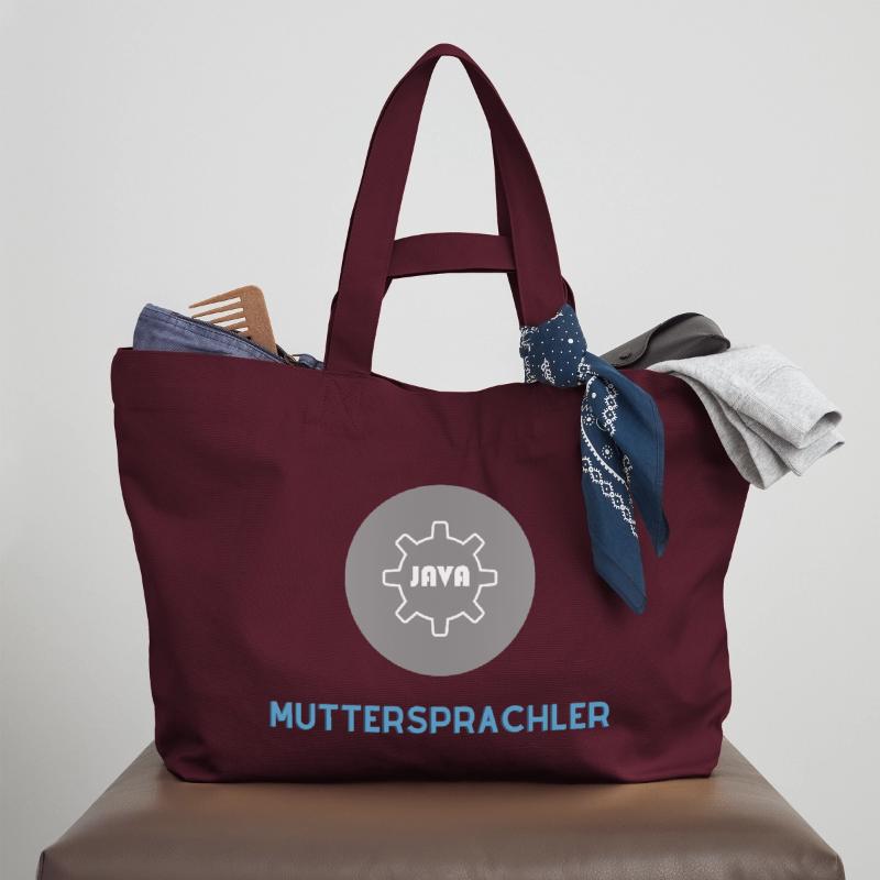Native speaker: JavaScript Edition Recycled Shopping Bag Stanley/Stella
