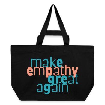 Make Empathy Great Again - Recycled Shopping Bag Stanley/Stella - black - Front