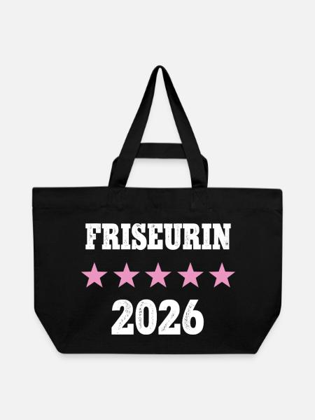 Friseurin 2026 Neuer Job Arbeit Ausbildung Lehre - Recycelte Shopping Bag von Stanley/Stella - Schwarz