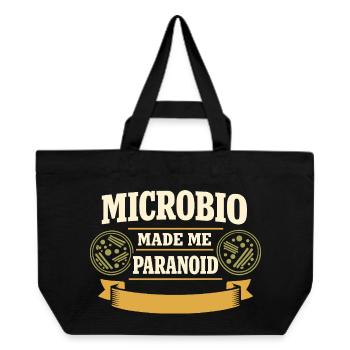microbiologie - Cabas recyclé Stanley/Stella - noir - Devant