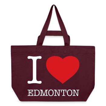 J’ADORE EDMONTON - Cabas recyclé Stanley/Stella - bordeaux - Devant