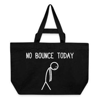 No bounce today Stock Market Stock Market Trader - Recycled Shopping Bag Stanley/Stella - black - Front