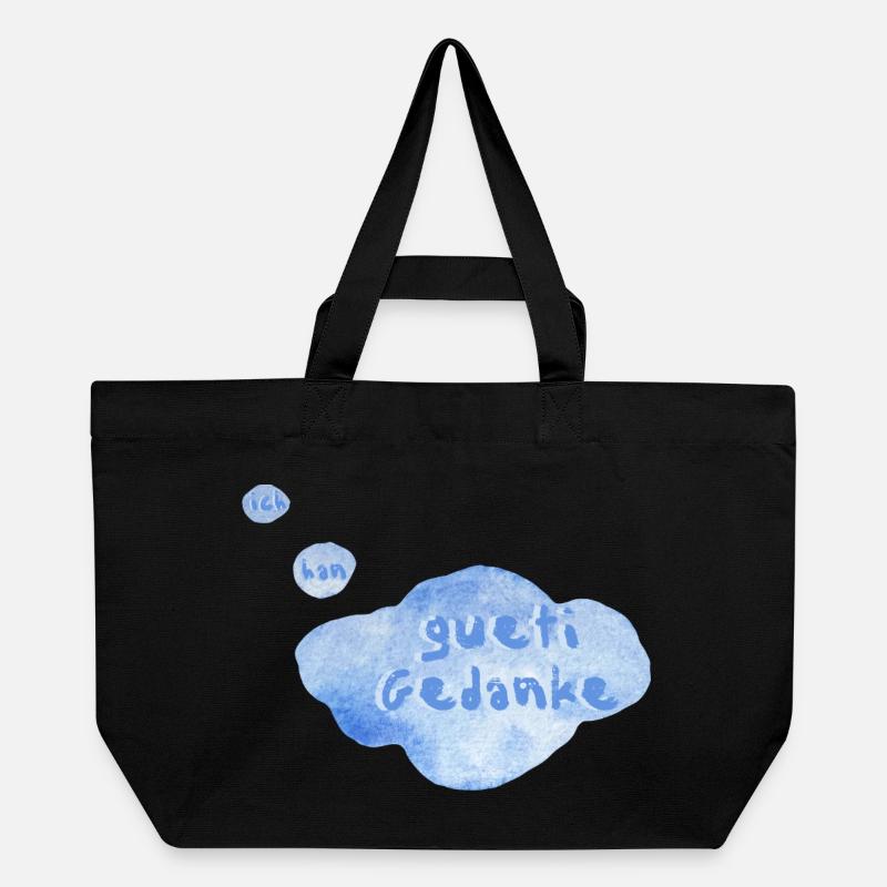 pensa gueti - Cabas recyclé Stanley/Stella - noir