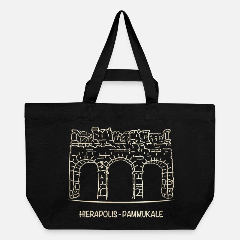 Turquie, Hiérapolis Pammukale - Cabas recyclé Stanley/Stella - noir
