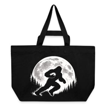 Bigfoot Rugby - Recycled Shopping Bag Stanley/Stella - black - Front