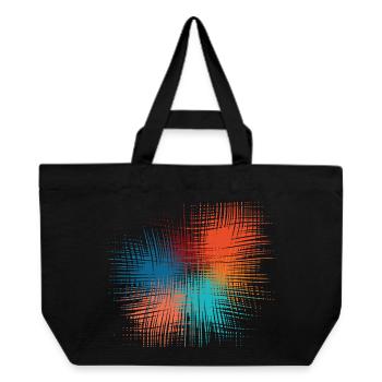 Explosion of colors - Recycled Shopping Bag Stanley/Stella - black - Front