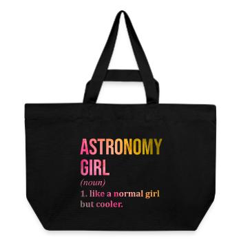 astronomie - Cabas recyclé Stanley/Stella - noir - Devant
