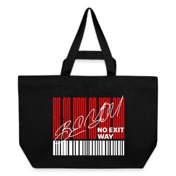 Be So Real as You Can – Bold Statement Shirt - Recycled Shopping Bag Stanley/Stella - black - Front