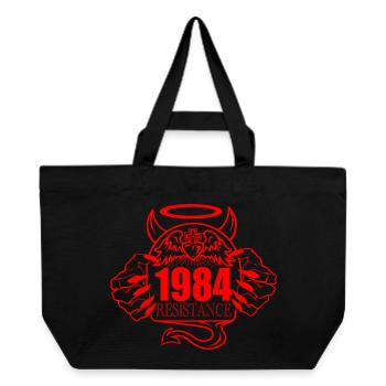 1984 - Recycled Shopping Bag Stanley/Stella - black - Front