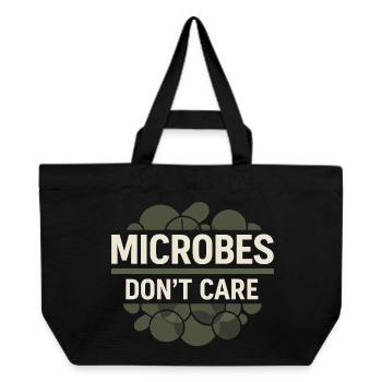 microbiologie - Cabas recyclé Stanley/Stella - noir - Devant