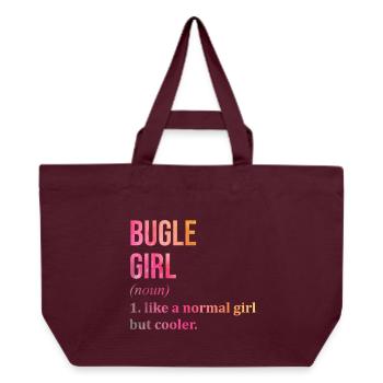 Bugle - Recycled Shopping Bag Stanley/Stella - burgundy - Front