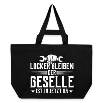 Finally Journeyman Automotive Mechatronics Technician Examination - Recycled Shopping Bag Stanley/Stella - black - Front