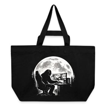 Bigfoot Gamer - Recycled Shopping Bag Stanley/Stella - black - Front