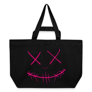 Face - Recycled Shopping Bag Stanley/Stella - black - Front