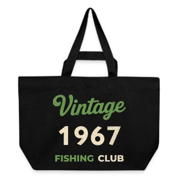Millésime 1967 – Année de naissance rétro du club de pêche - Cabas recyclé Stanley/Stella - noir - Devant