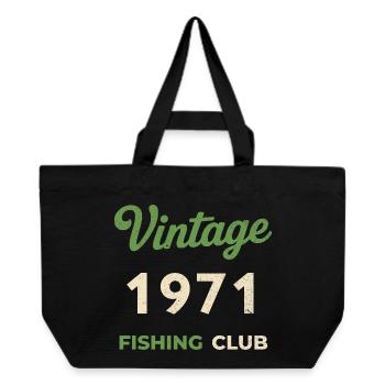 Année de naissance rétro du club de pêche - Cabas recyclé Stanley/Stella - noir - Devant