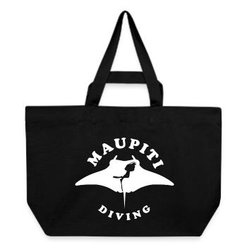 Glide into the spirit of the South Pacific with th - Recycled Shopping Bag Stanley/Stella - black - Front