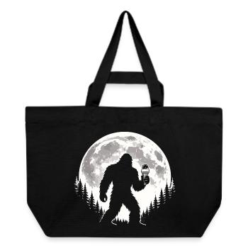 Bigfoot Eiscreme - Recycled Shopping Bag Stanley/Stella - black - Front