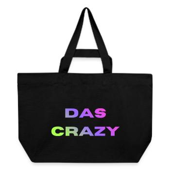 The Crazy - Recycled Shopping Bag Stanley/Stella - black - Front