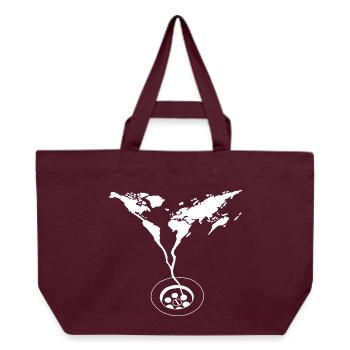 La fin du monde (blanc) - Cabas recyclé Stanley/Stella - bordeaux - Devant