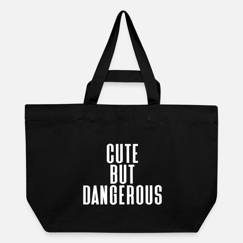 cute - Recycelte Shopping Bag von Stanley/Stella - Schwarz