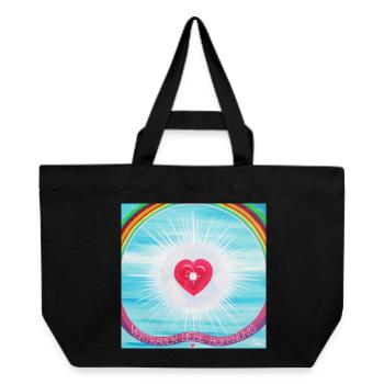 VISION Neue Erde - Sonja Ariel von Staden - Recycelte Shopping Bag von Stanley/Stella - Schwarz - Vorne