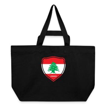 Libanon Beirut Libanese Libanesin Libanesisch LBN - Recycelte Shopping Bag von Stanley/Stella - Schwarz - Vorne