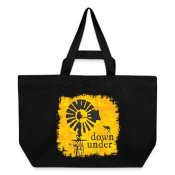 Australien - Recycelte Shopping Bag von Stanley/Stella - Schwarz - Vorne